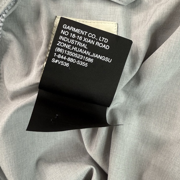 Vuori Venture Track Jacket Mens M Light Gray Full Zip Lightweight Outdoor Gym - Picture 7 of 11